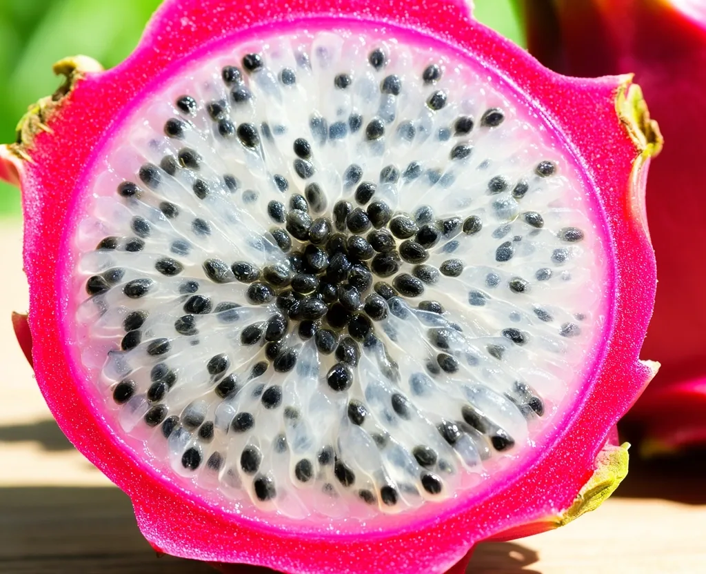 Textura botánica de fruta colombiana